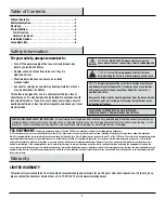 Preview for 2 page of Commercial Electric 74106/HD Use And Care Manual