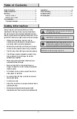 Preview for 2 page of Commercial Electric C421100 Use And Care Manual