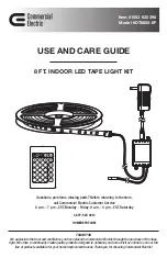 Commercial Electric DT8800-8F Use And Care Manual preview