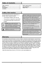 Preview for 2 page of Commercial Electric DT8800-8F Use And Care Manual