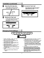 Предварительный просмотр 6 страницы Commercial Electric FP2X2/4WY/WH/HDT Use And Care Manual