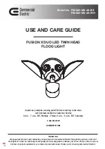 Preview for 1 page of Commercial Electric FSXD30-MS-4K-BZ Use And Care Manual