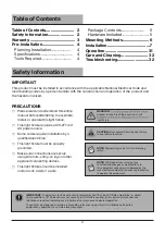 Preview for 2 page of Commercial Electric GRD150-PC-4K-BZ Use And Care Manual