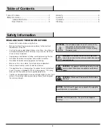 Preview for 2 page of Commercial Electric HVPF 30 YOKECE Use And Care Manual