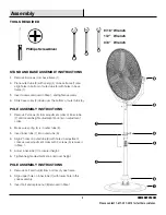 Preview for 4 page of Commercial Electric HVPF 30 YOKECE Use And Care Manual