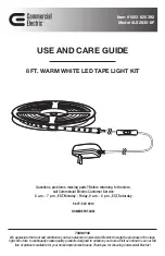 Commercial Electric LS2835-8F Use And Care Manual предпросмотр