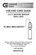 Preview for 1 page of Commercial Electric LS580-1M Use And Care Manual