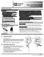 Предварительный просмотр 1 страницы Commercial Electric LSPM-07WD05 Quick Start Manual