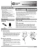 Предварительный просмотр 2 страницы Commercial Electric LSPM-07WD05 Quick Start Manual