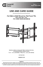 Предварительный просмотр 1 страницы Commercial Electric MB-53290 Use And Care Manual