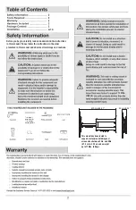 Предварительный просмотр 2 страницы Commercial Electric MB-53290 Use And Care Manual