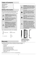 Предварительный просмотр 2 страницы Commercial Electric MB-64102 Use And Care Manual