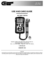 Preview for 1 page of Commercial Electric MS603 Use And Care Manual