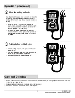 Preview for 5 page of Commercial Electric MS603 Use And Care Manual