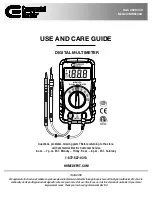 Commercial Electric MS8132A Use And Care Manual preview