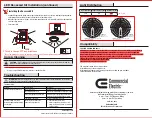 Preview for 4 page of Commercial Electric NK01aA11CR1259F Manual