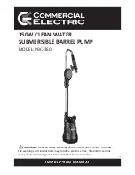 Commercial Electric PBC-350 Instruction Manual preview