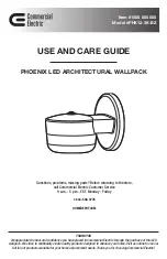 Commercial Electric PHX12-3K-BZ Use And Care Manual предпросмотр