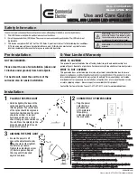 Preview for 1 page of Commercial Electric SPKM-7W02 Use And Care Manual