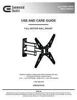 Preview for 1 page of Commercial Electric XD2473 Use And Care Manual