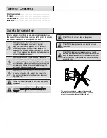 Preview for 2 page of Commercial Electric XD2473 Use And Care Manual