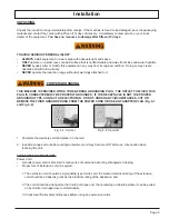 Preview for 5 page of Commercial Pro CIN-10 Instruction Manual