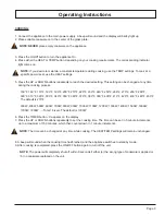 Preview for 9 page of Commercial Pro CIN-10 Instruction Manual