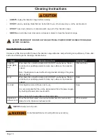 Preview for 10 page of Commercial Pro CIN-10 Instruction Manual