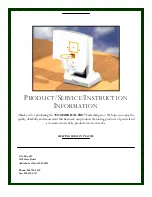 Commercial Pro PSCP-100 Product/Service/Instruction Information preview