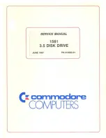 Commodore Computers 1581 Service Manual preview