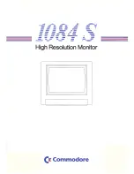 Предварительный просмотр 1 страницы Commodore 1084S Manual