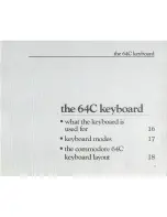 Preview for 19 page of Commodore 64C Introductory Manual