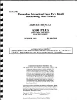 Preview for 1 page of Commodore A500 PLUS Service Manual