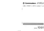 Commodore AMIGA 1081 Manual preview