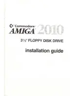 Предварительный просмотр 1 страницы Commodore AMIGA 2010 Installation Manual