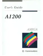 Предварительный просмотр 1 страницы Commodore Amiga A1200 User Manual