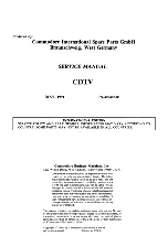 Commodore CDTV Service Manual preview