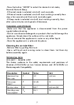 Preview for 7 page of Commodore CM1014 Instruction Manual