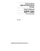 Preview for 3 page of Commodore MPP-1361 User Manual