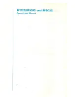 Предварительный просмотр 2 страницы Commodore RF501C Operational Manual