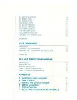 Preview for 4 page of Commodore RF501C Operational Manual