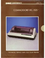 Commodore VIC-1525 Technical Service Data preview