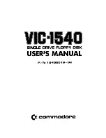 Preview for 2 page of Commodore vic-1540 User Manual