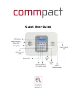 CommPact wireless intruder control panel Quick User Manual предпросмотр