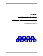 Preview for 1 page of CommPower CP-145 Installation And Administration Manual