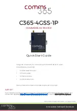 Preview for 1 page of Comms365 C365-4GSS-1P Quick Start Manual