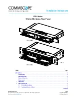 Preview for 1 page of CommScope 1RU Series Installation Instructions Manual