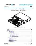 CommScope 2RU FMT Instruction Sheet предпросмотр