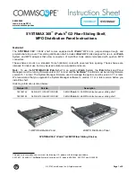 Предварительный просмотр 1 страницы CommScope 360G2-iP-1U-32-MPO-DP-SD Instruction Sheet