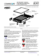 CommScope AMP NETCONNECT 2U Multi-Fiber Push-On Instruction Sheet preview